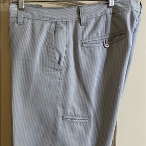 Men’s Gray Striped Rip Curl Shorts